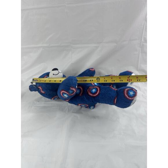 Build A Bear Marvel Avengers 18" Plush Captain America Blue Red Star RETIRED - Picture 6 of 6